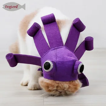 

DogLemi Octopus Design Cat Cosplay Hat Halloween Christmas Pet Cat Costume Cap