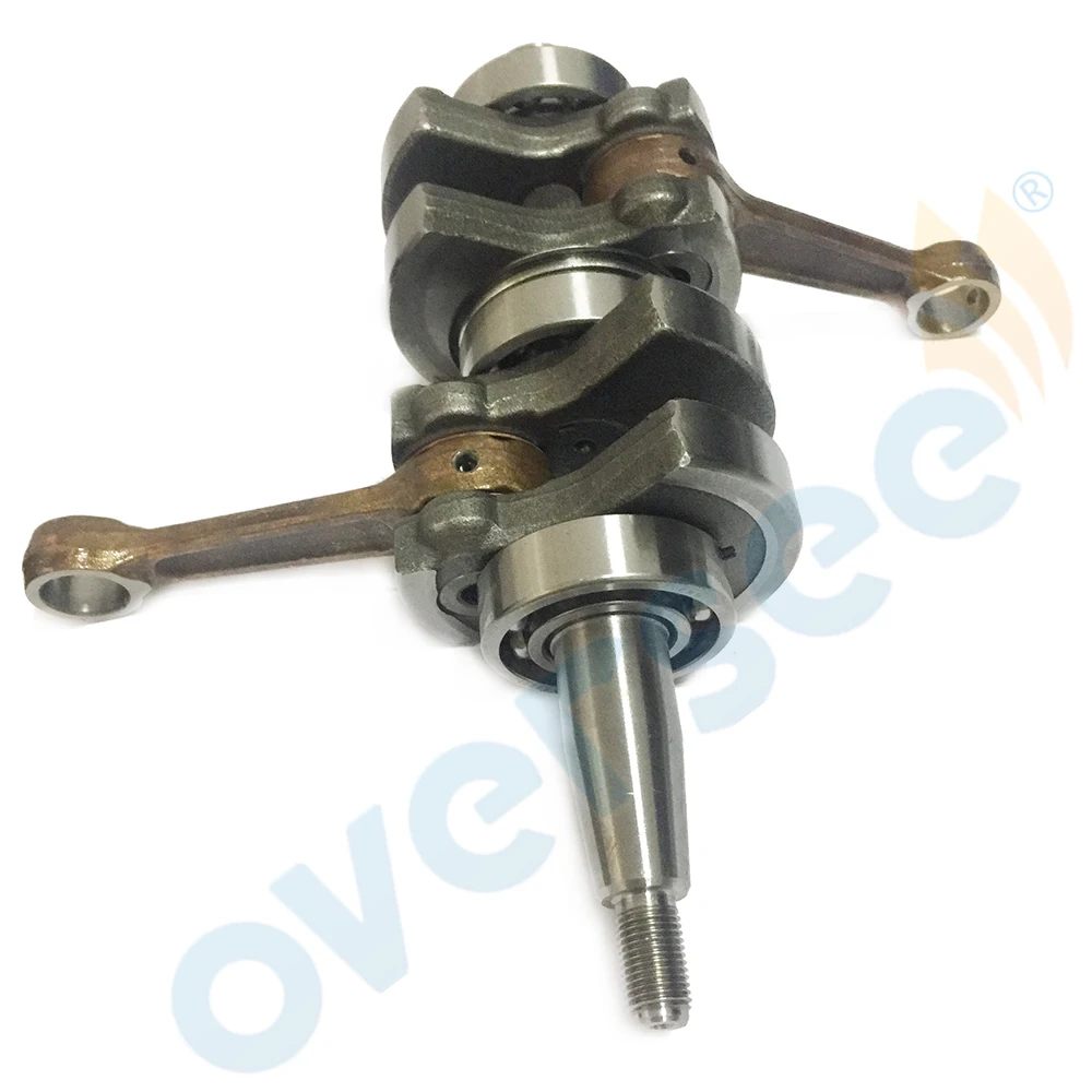 6B4 11400 00 CRANKSHAFT ASSY For 2 Stroke 9 9HP 15HP Yamaha Outboard Parsun T15D 6B4
