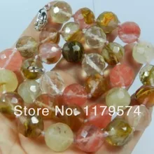 Горячая товары оптом новые очаровательные! Красивые 12 мм Арбузного цвета из турмалина Jaspers бусы ожерелье 1" AAA wj429