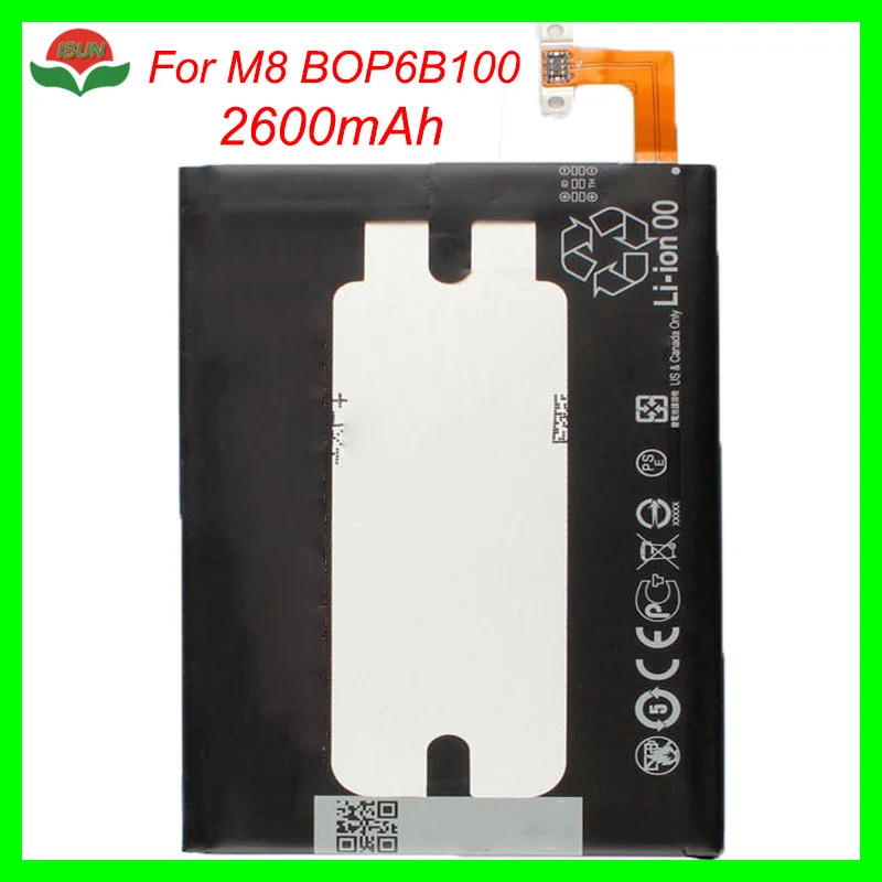 ISUN Оригинальный аккумулятор для HTC One 2 M8 батарея E8 M8x M8X One2 W8 M8W M8D M8SW M8ST M8SD M8T BOP6B100 с