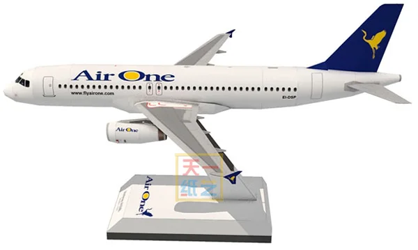 Airbus A320 самолет 3D бумажная модель школы интеллектуальное образование ремесленный ход игрушка оригами Бумажная модель