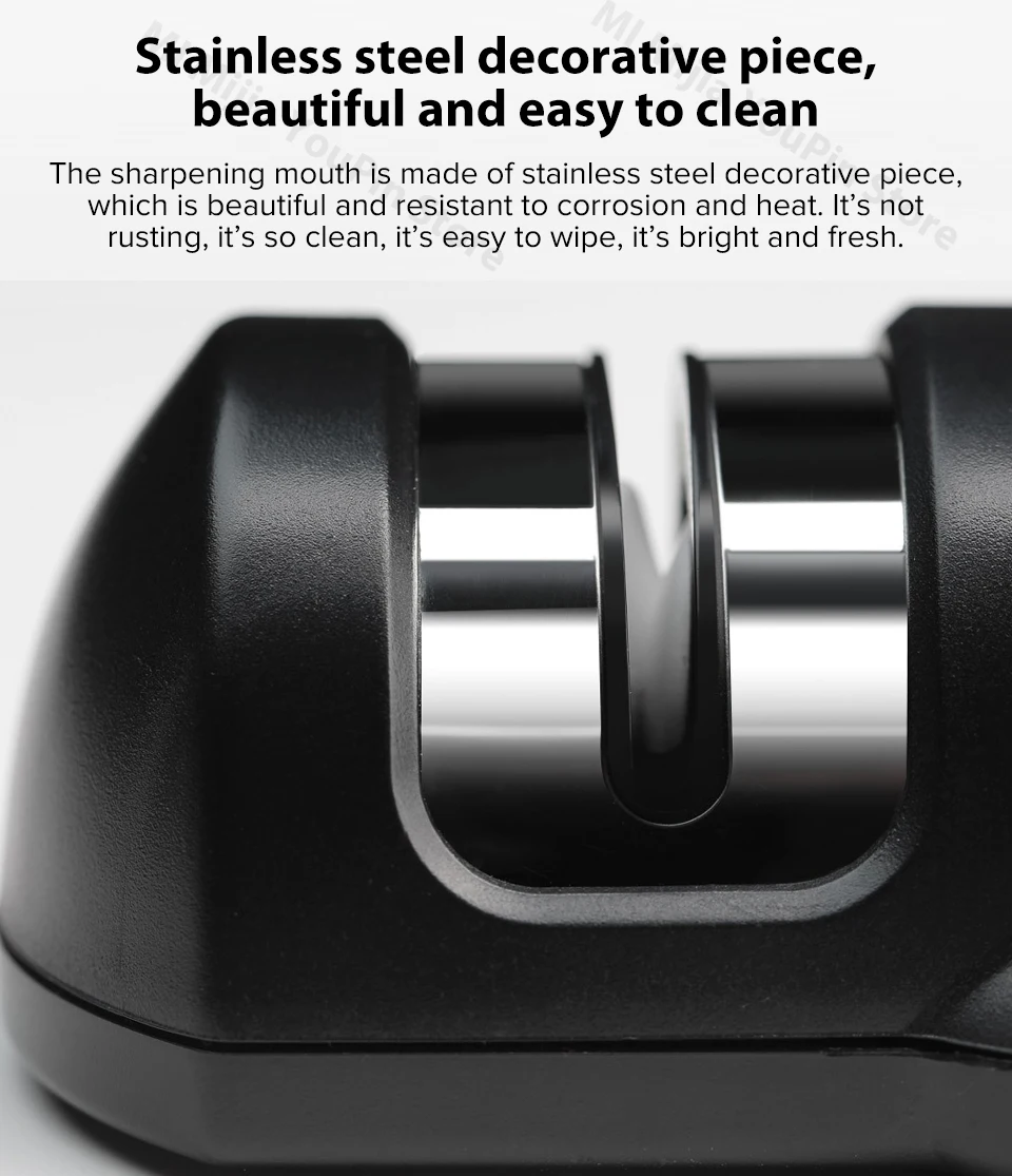 Xiaomi Mijia Huohou Knife Sharpener 2 Stages Kitchen Sharpening Stone Grinder knives Whetstone Sharpener Tool for Kitchen Knife (8)