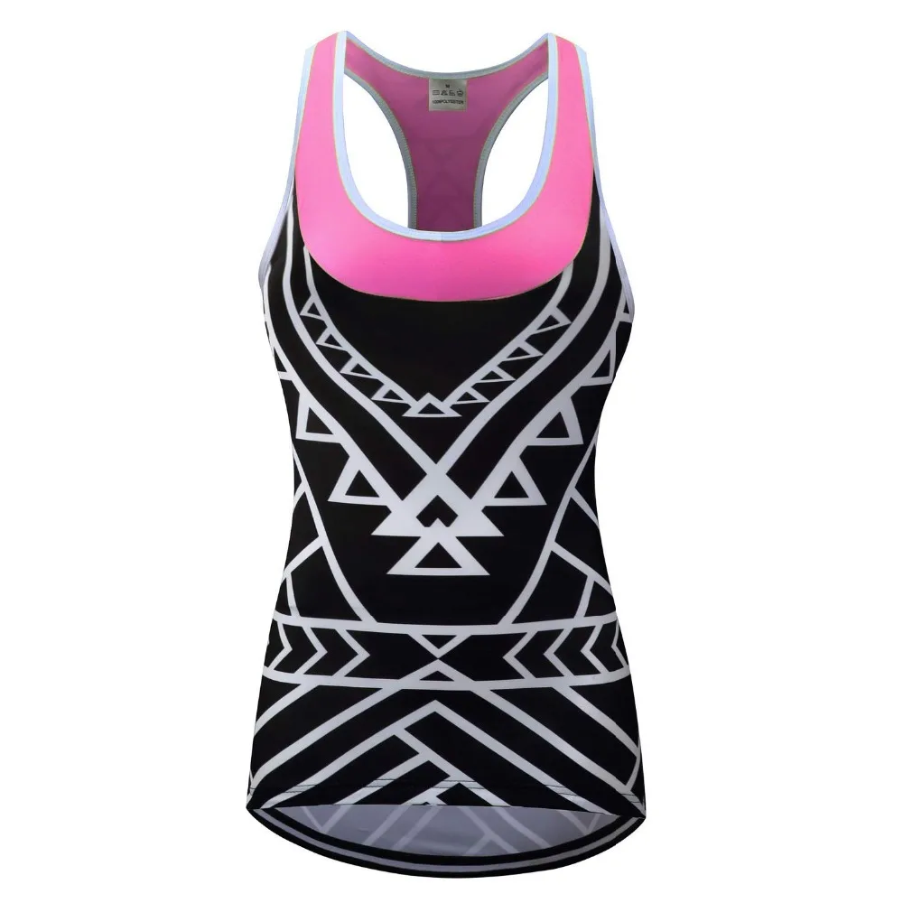 Women's Cycling Vest Gilet Sleeveless Jersey T Back Riding Tank Tops