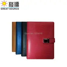 Кожаный чехол для блокнота офисная программа планировщик блокнот с календарем DIY делитель Ziplock Органайзер сумка красочная наклейка