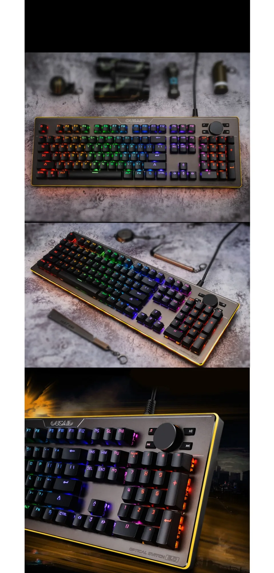 Usb gamer mechanic keyboard mecanico klavye tastatur teclado clavier klawiatura pc backlit gaming computador led teclas teclado