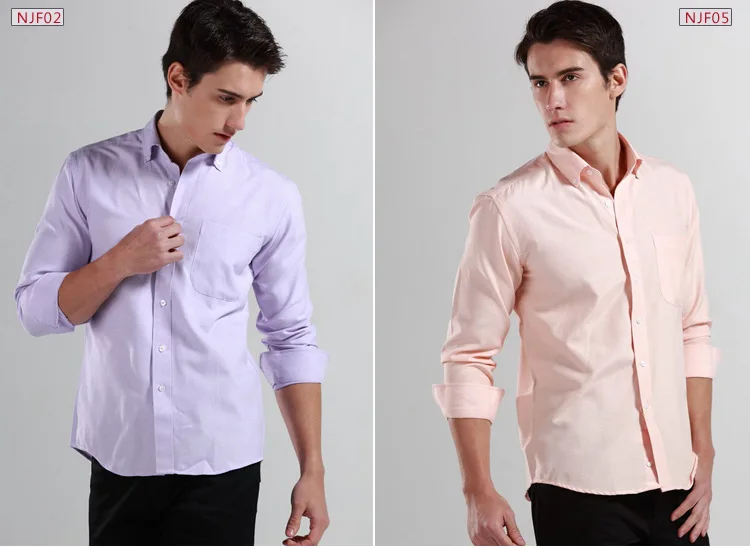 Весенне-осенняя мужская рубашка в английском стиле, приталенная рубашка, Мужская однотонная деловая рубашка с длинными рукавами, Повседневная рубашка Camisa Masculina
