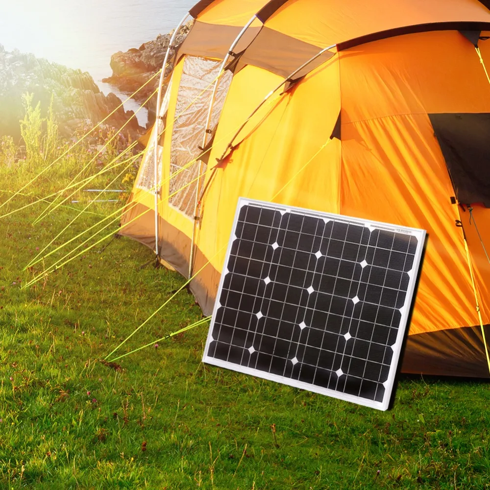 DOKIO 18 V 12 V 50 W поликристаллическая солнечная панель комплект поликремния плата питания солнечных батарей качество Солнечная сотовая солнечная панель Наборы