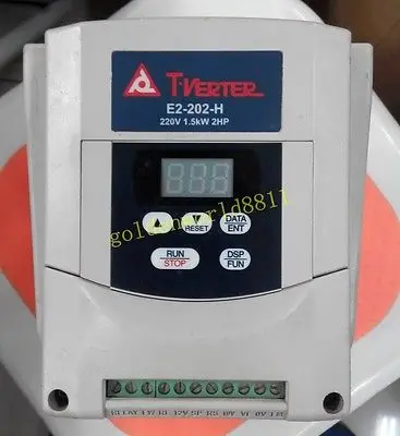 

DHL/EMS T-VERTER inverter E2-202-H 1.5KW 220V good in condition for industry use -A1