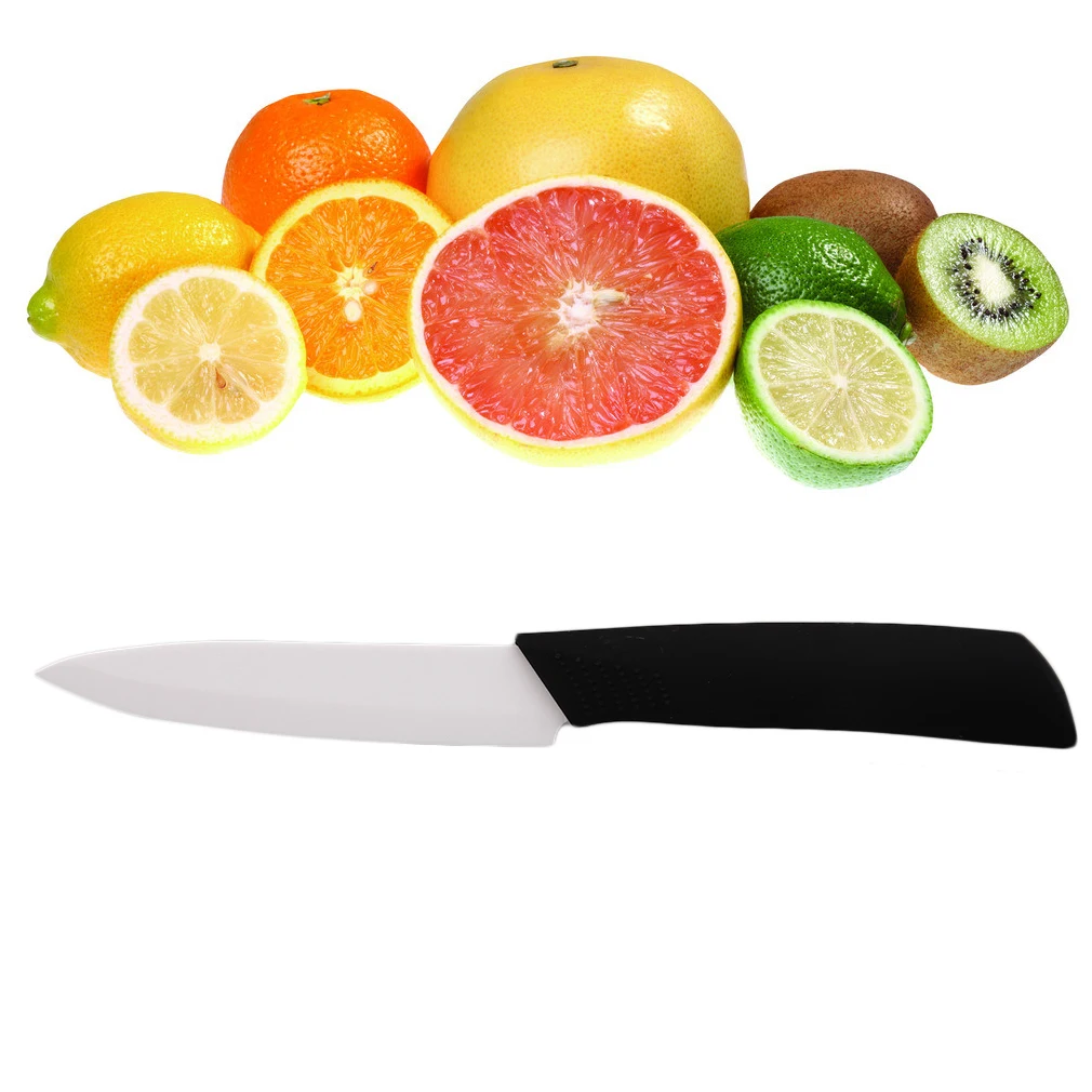 

Professional Durable 3 Inch Ceramic Knife Colorful Handle With White Blade Paring Fruit Utility Chef Home Kitchen Knives