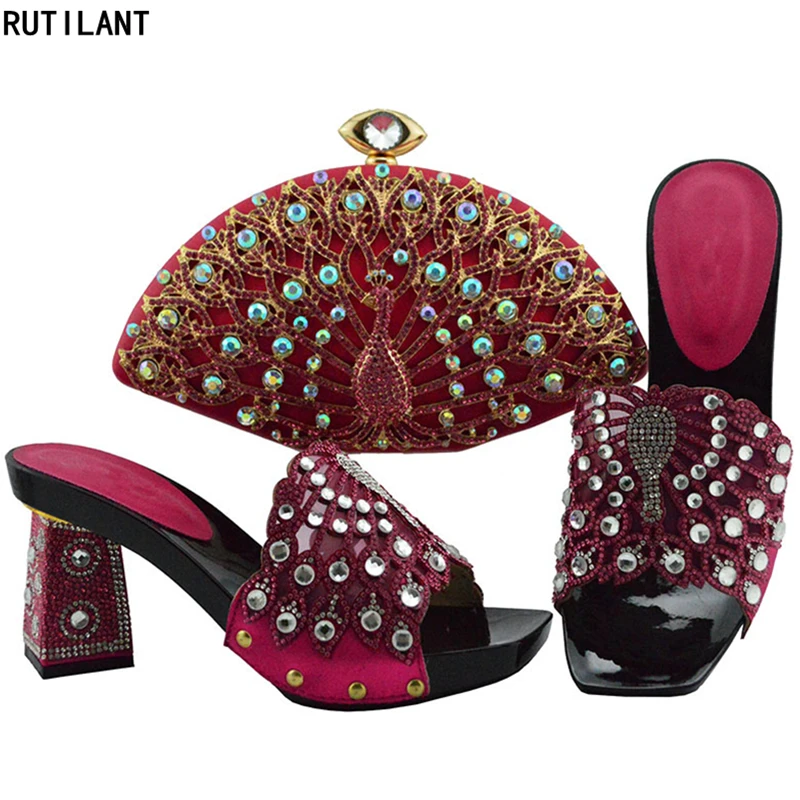 Noir fuchsia Blue Pompes Décoré or Dernières purple Mariage Femmes Africaines Set grass De Avec Appliques Italien Ensemble red Conception Chaussures Et teal Sac Green royal Femme Party Sacs HUwqHFf