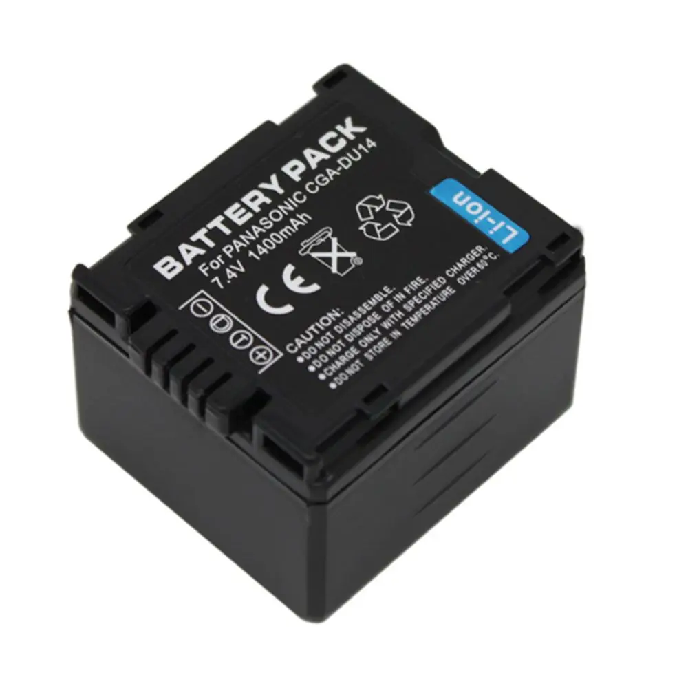 WHCYonline 1400 мА/ч Φ VW VBD140 CGA DU14 Аккумулятор для камеры PANASONIC DU06 DU07 VBD140|camera battery|cga du14battery