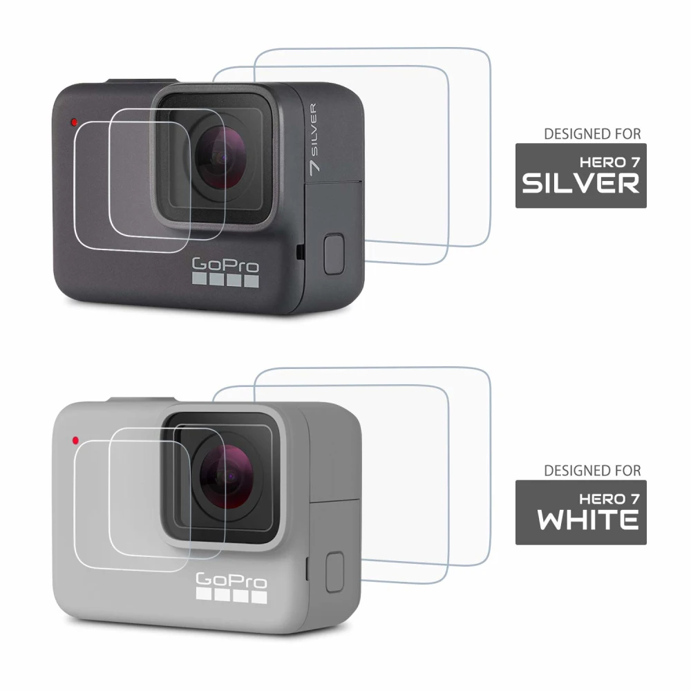 Новый защитный чехол из закаленного стекла для камеры Go Pro Gopro Hero 5 6 7 Hero5 Hero6 Hero7