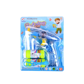 

Bubble Gun Flashing Light Up Bubbles Blaster Blower Outdoor Fun Gift Children