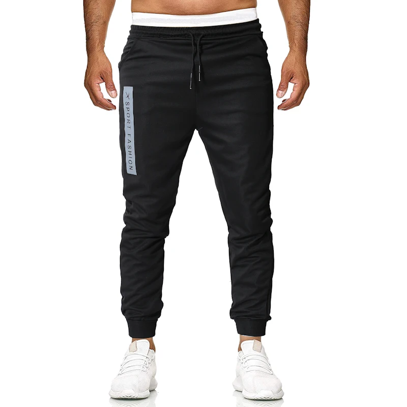 Мужские Slim Fit костюм Спортивная узкие спортивные штаны для бега тренировочные штаны брюки для девочек - Цвет: E