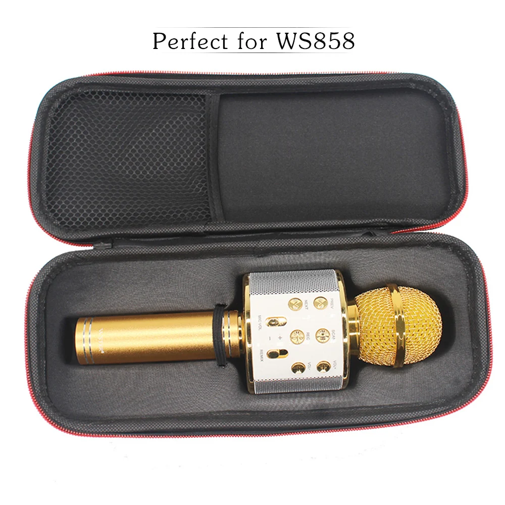 Микрофонная коробка караоке беспроволочный защитный чехол для микрофона удобная сумка для переноски микрофона для WS858 E106