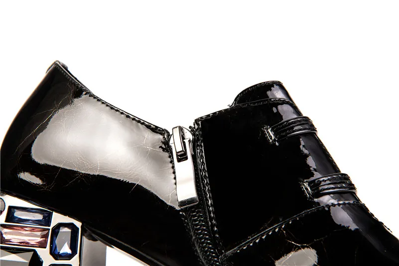 FEDONAS/Винтажные женские туфли-лодочки из натуральной кожи на шнуровке; лоферы на платформе с круглым носком на высоком каблуке; Женские Классические Вечерние туфли для офиса