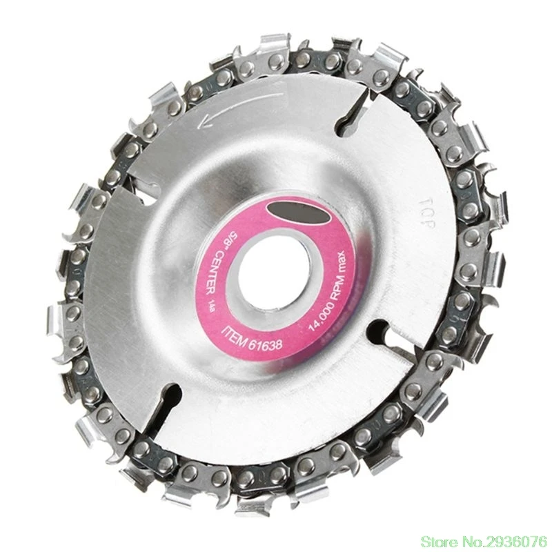 

4 Inch Grinder Disc and Chain 22 Tooth Fine Cut Chain Set For 100/115 Angle Grinder Drop Ship 11