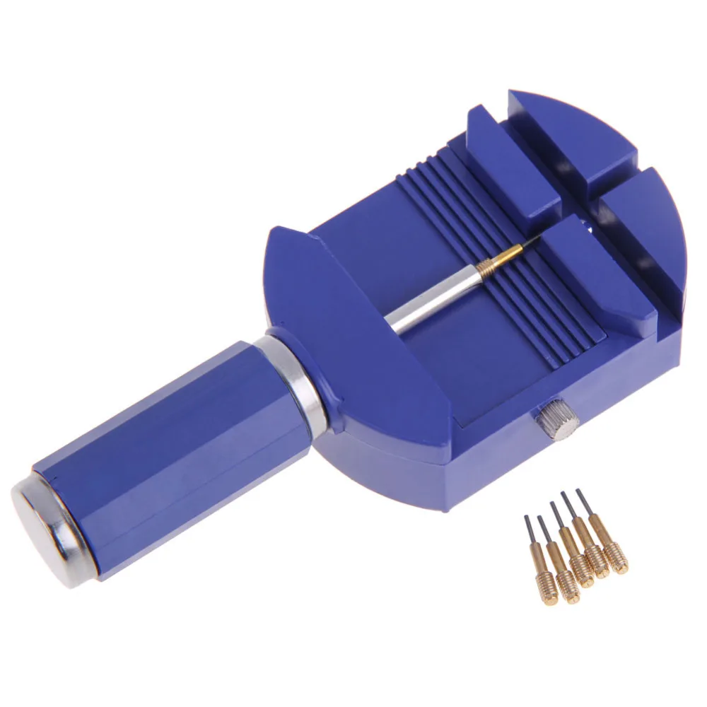 

Watch Tools for Watch Repair Clock Watch Strap Tool Band Straps Link Remover with 5 Pins Watch Repair Tool Kit