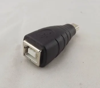 

10pcs Black USB 2.0 Type B Printer Female To Mini USB 5 Pin Male Plug Adapter Convertor