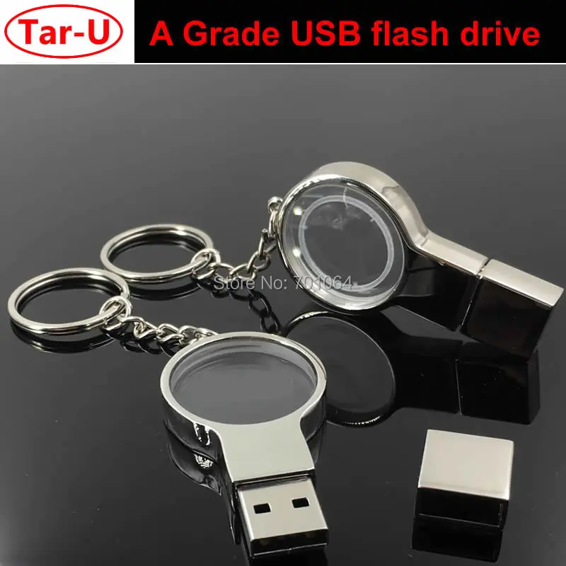

Color logo engraved: 16GB 3D customized logo 16gb crystal glass usb flash drive memory card