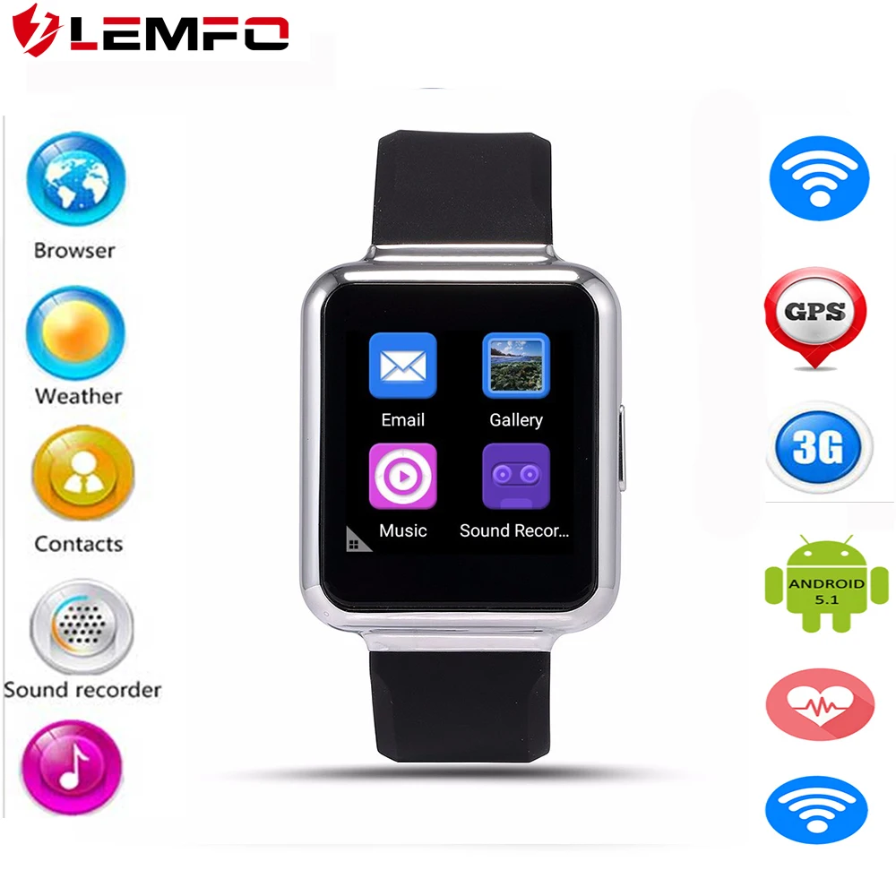 Phone Download Gps For Android Phone online get cheap download apps for android phone aliexpress com lemfo q1 3g wifi gps smart watch 1gb8gb 5 1 mtk 6580 smartwatch phone