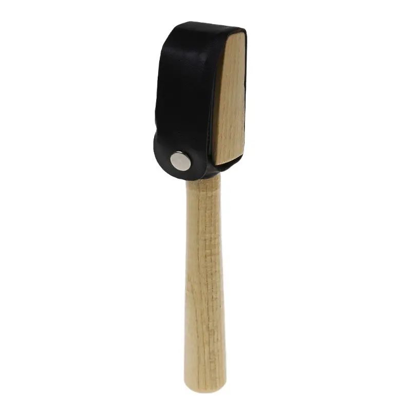 

OOTDTY Wood Suede Sole Wire Cleaners Dance Shoes Cleaning Brush For Footwear
