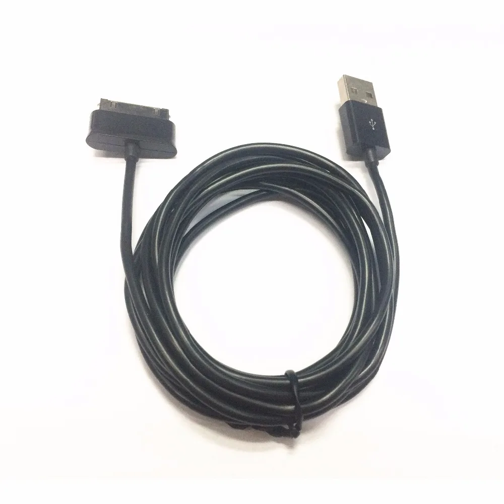 Длинный толстый USB кабель P1000 P7510 2 м 6 футов черный для Samsung Galaxy Tab 7 0 10 1 8 9 Plus|cable usb