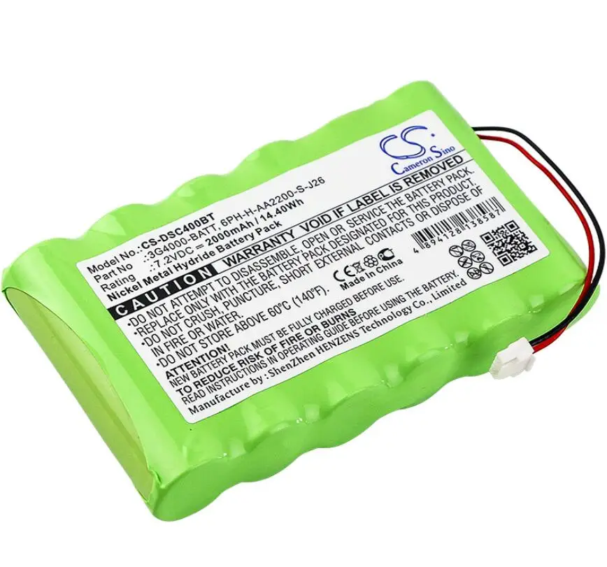 Аккумулятор Cameron Sino 2000 мАч для аккумуляторов DSC 3G4000 Cellular Communicato BATT 6PH H AA2200 S
