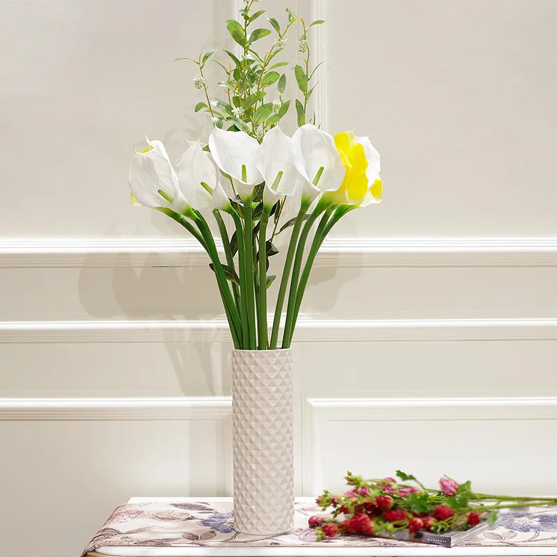 High Quality Simulation Artificial Flower Fake Calla Lily Decoration for Wedding Home Party VE | Дом и сад