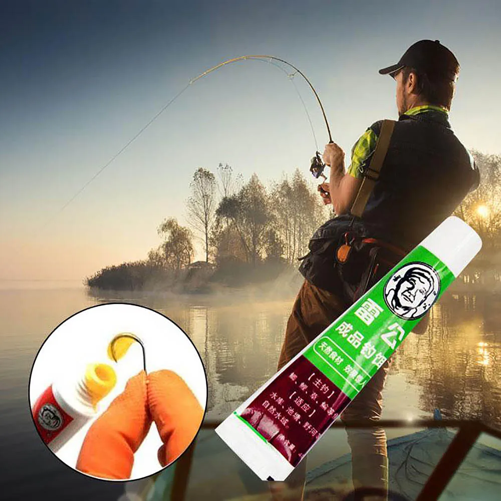 1 Bottl Portable Useful 40g Gluey Carp Bait Glue Fishing Lure Tool For