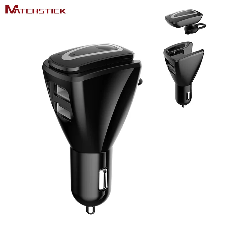 Car Bluetooth Stereo Headset ,Wireless Hands Free Car Kit Audio Music