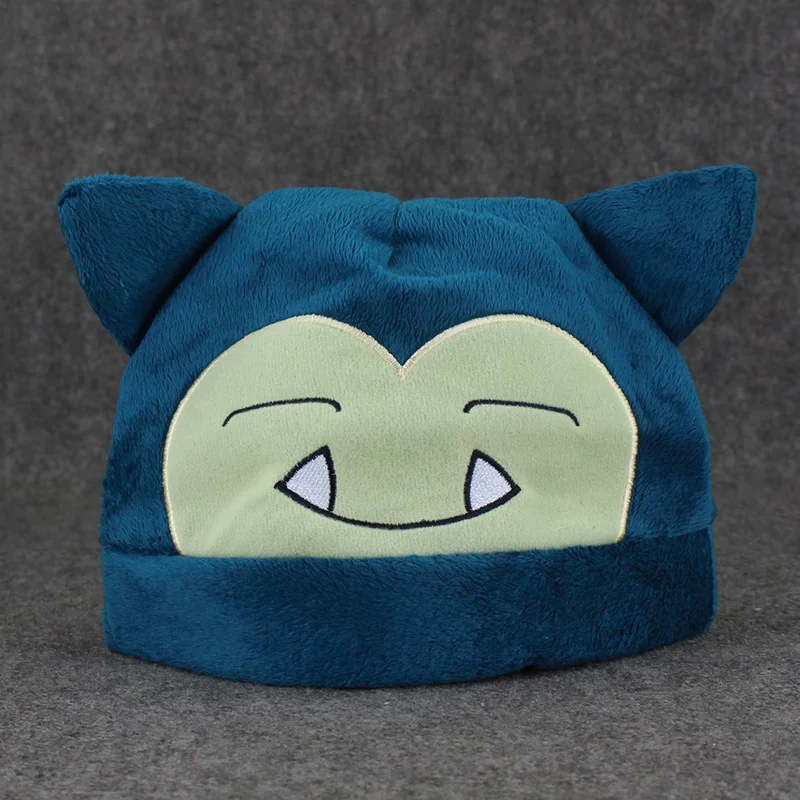 Аниме Snorlax плюшевые Кепки Kawaii Мультфильм Snorlax Плюшевые Hat 30 см в Диаметр подарок для Косплэй