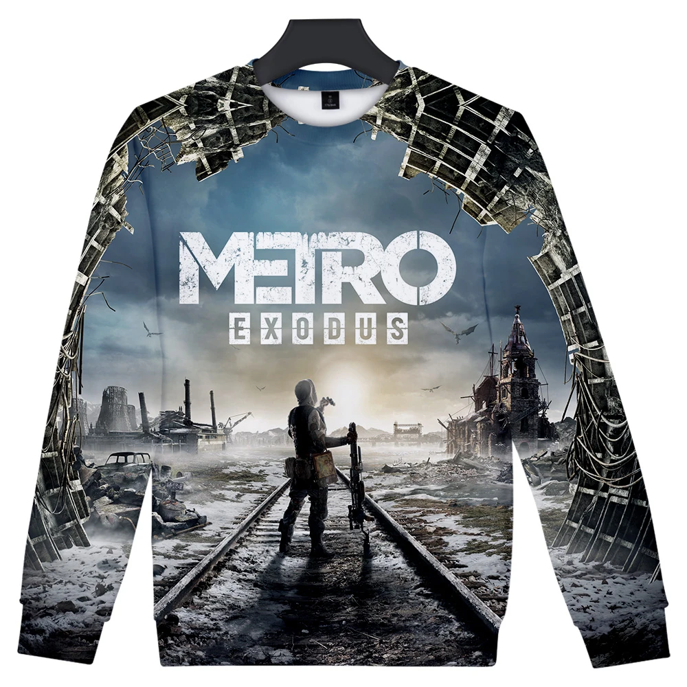 

Leisure and comfort Metro Exodus 3D Sweatshirts Men/Women Casual Mens Clothing popular Long Sleeves Sweatshirts Kpops Streetwear