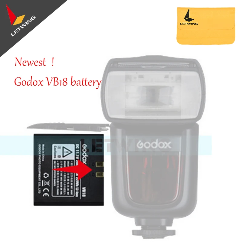  Godox VB18 DC 11.1  2000  22Wh - -   Ving V850 V860C V860N Flash Speedlite