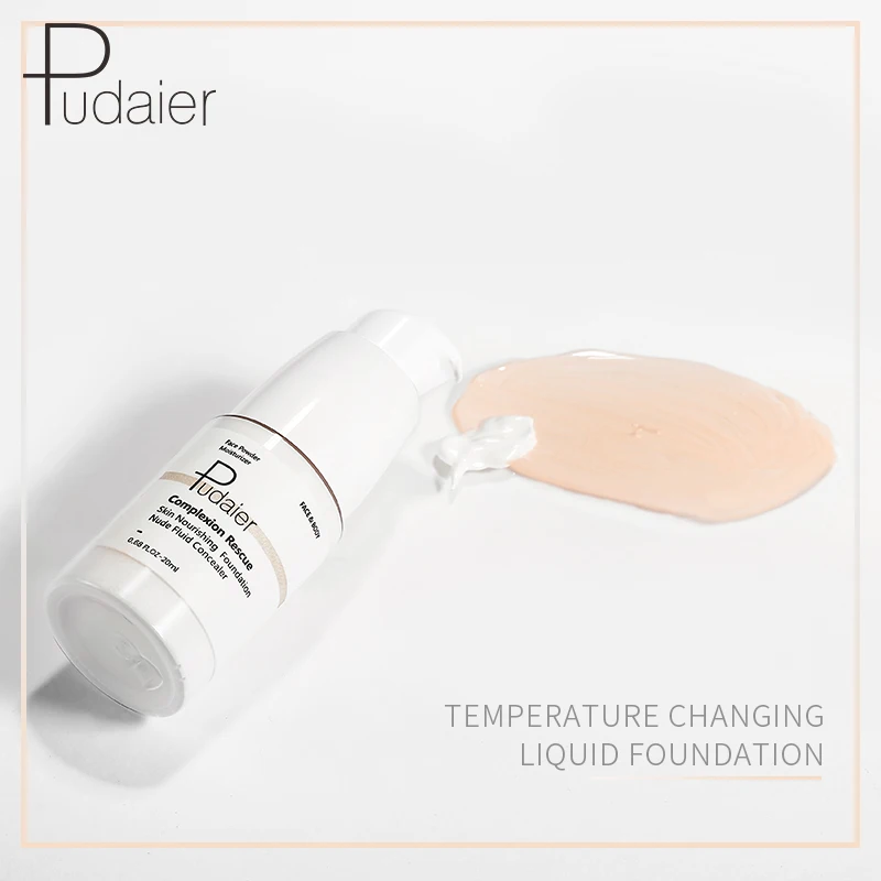 Pudaier, мягкий матовый Жидкий тональный крем, меняющий цвет, для длительного ношения, контроль жирности, консилер, крем, цвет лица, основа для макияжа, TSLM1