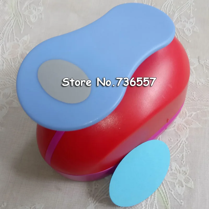 Free Shipping big oval shaped save power paper/eva craft punch
