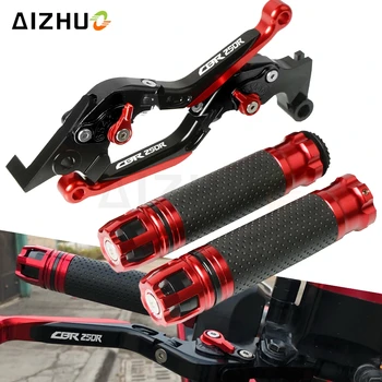 

Motorcycle Brake Clutch Lever Extendable+Handle Grips Handlebar For HONDA CBR250R CBR 250R CBR 250 R CBR250 R 2011-2013 2012