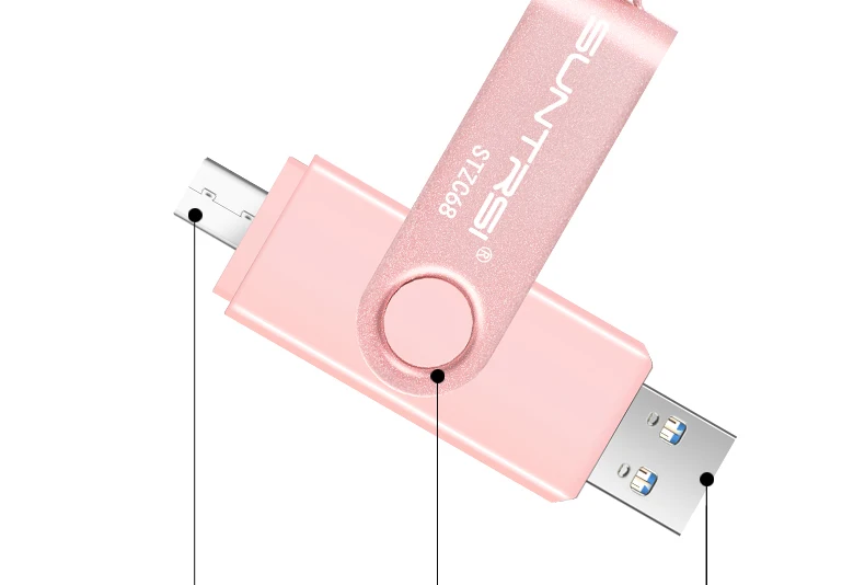 Suntrsi, новинка OTG Флеш накопитель флеш-накопитель USB 3,0 16/32/64G для планшетных ПК/смартфон USB флеш-накопитель мини флеш-накопитель