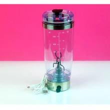 Чашка для воды с подогревом 450 мл спортивная чашка для воды молочный коктейль Электрический встряхиватель Usb зарядка Авто помешивающий спортивный чайник