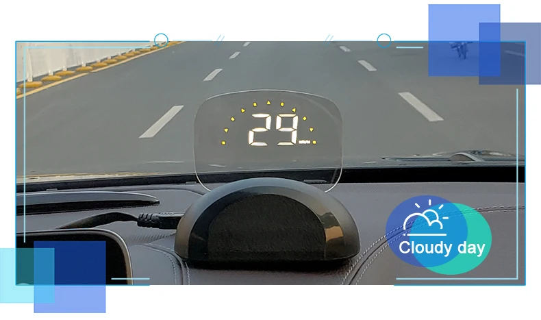 Автомобильный HUD Дисплей OBD2 gps Спидометр превышение скорости Предупреждение лобовое стекло проектор сигнализация бортовой компьютер двойная система