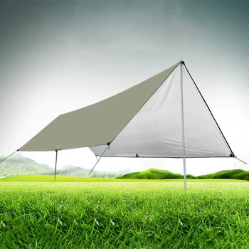 

Ultralight Tarp Outdoor Camping Survival Sun Shelter Shade Awning Silver Coating Pergola Waterproof Beach Tent New