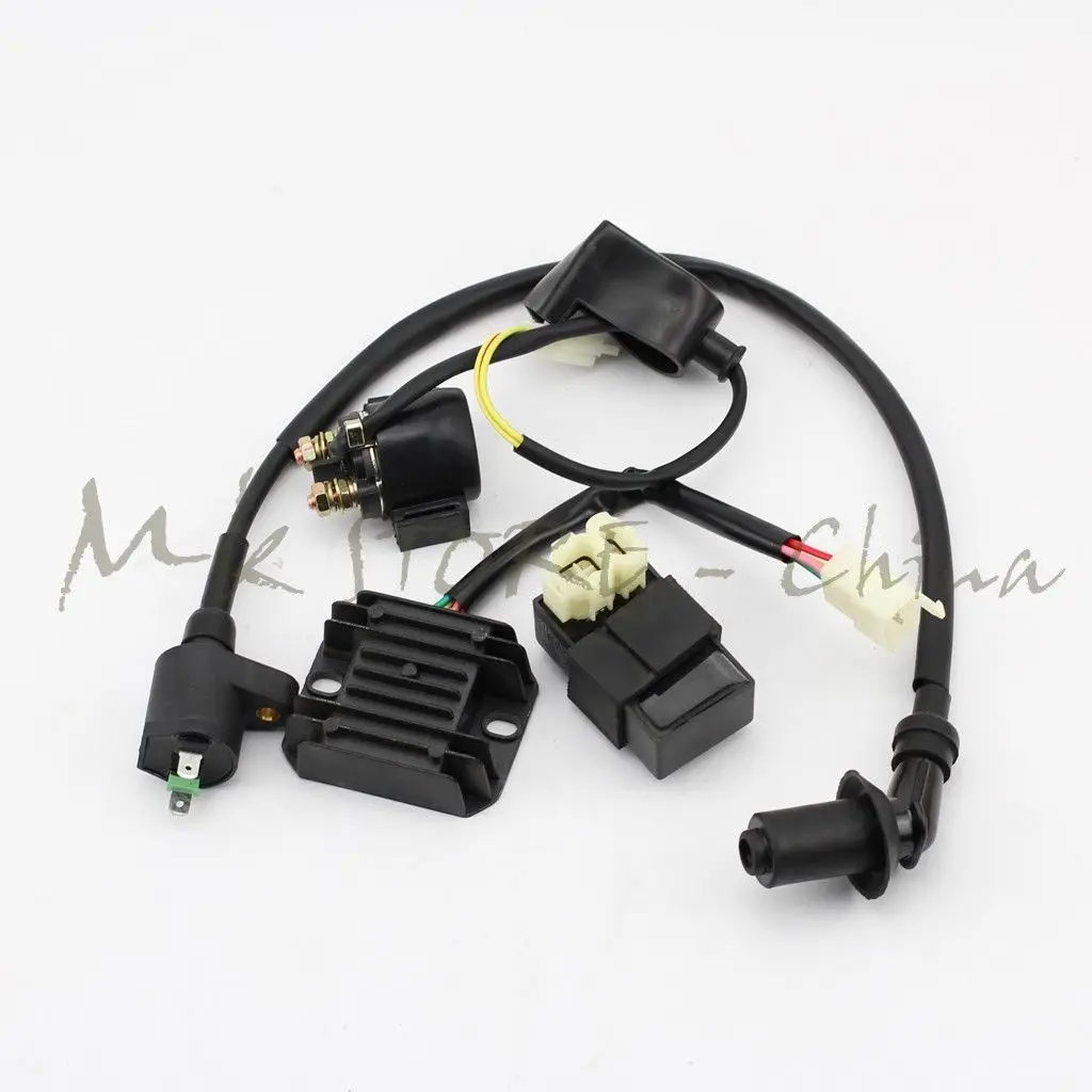 

Ignition Coil&CDI UNIT&Regulator&starter relay GY6 PIT Quad Dirt Bike ATV Buggy