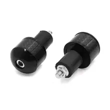 Uxcell 2 шт. углерода волокно узор 7/8 мм "22 мм мотоциклетные Руль управления для мотоциклов конец шапки ручки рулевые