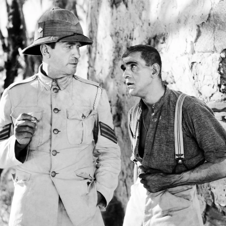 The Lost Patrol Victor Mclaglen Boris Karloff 1934 Photo Print (14 x 11)