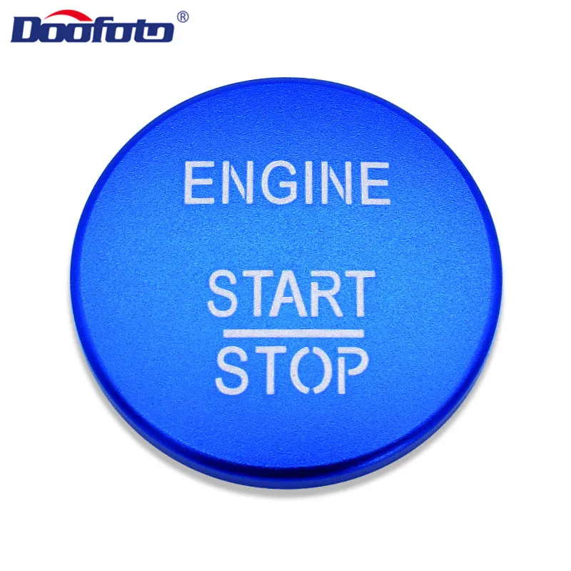 Button Cover Blue Автомобильные наклейки Doofoto для Mercedes Benz AMG A GLC260 C200L GLA CLA GL Class W176 W246 W205 X253 X156 C117 аксессуары для стайлинга автомобилей - Название цвета: Button Cover Blue