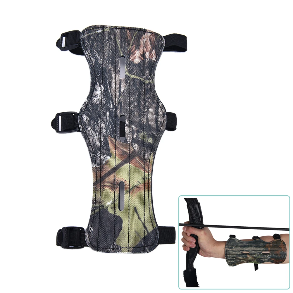 22cm Leather Archery Bow Arm Guard Length Protection Forearm For