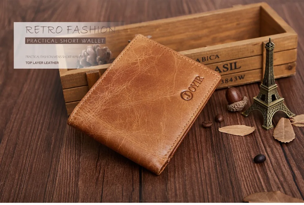2054--Genuine Cow Leather Credit Card Holder Purses Travel Short Male Leather Wallet For Men-_01 (1)