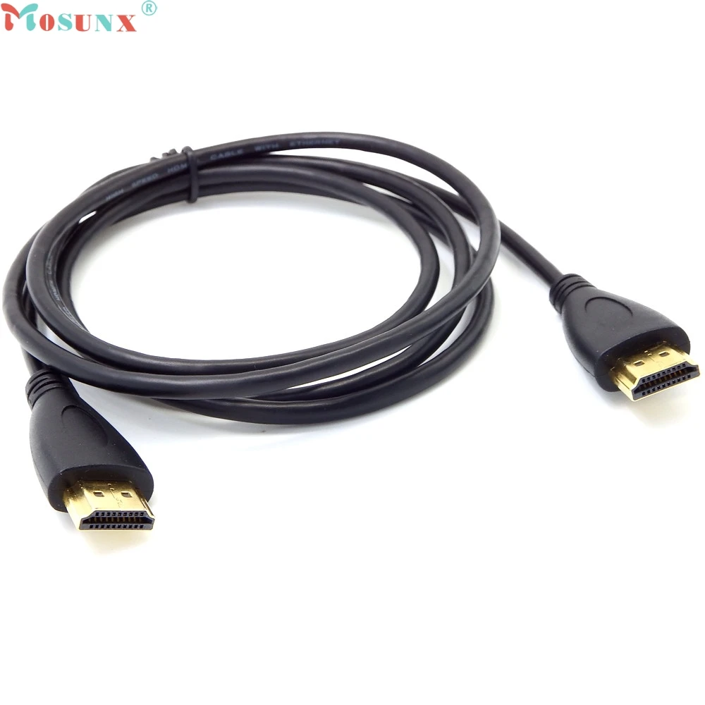 

Mosunx SimpleStone 1M 4K HD HDMI Cable Ultra High Speed 3D HDMI v1.4 Cable With Ethernet Audio Return Channel