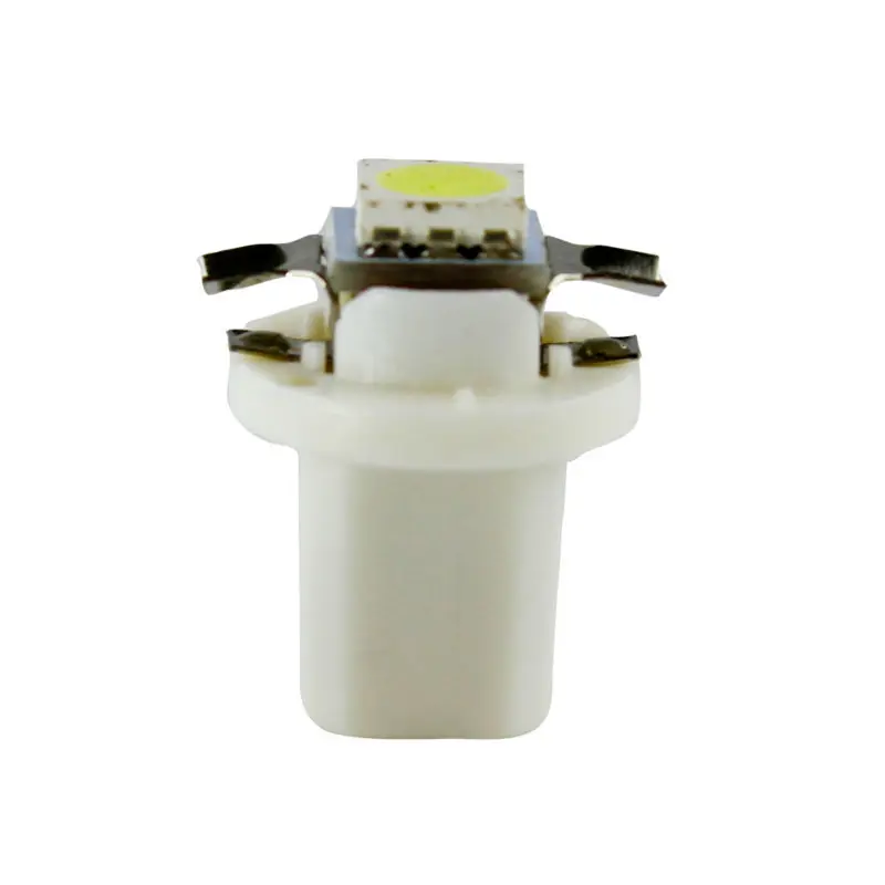 100 шт. Белый T5 B8.5D 5050 1 SMD LED приборная панель кластер манометр боковые