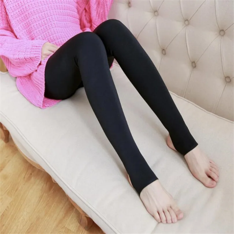 YRRETY Leggings Warm Women Heat Fleece Stretchy Leggings Warm Fleece Lined Slim Thermal Pants Leggings Mujer Casual Leggings